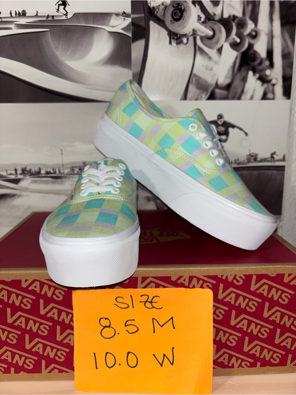 Vans Authentic Stacked sz 8.5 Men’s 10.0 Woman